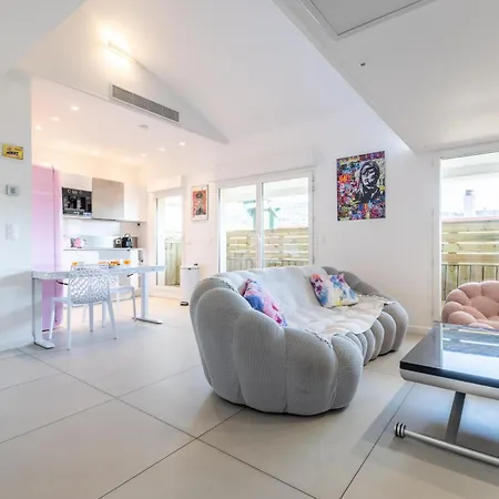 Apartment Design Stay Terrace&Open Mezzanine Cannes