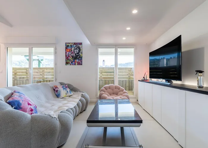 Lb Vacation I Elegant With Terrace & Mezzanine In The Heart Of Apartament Cannes